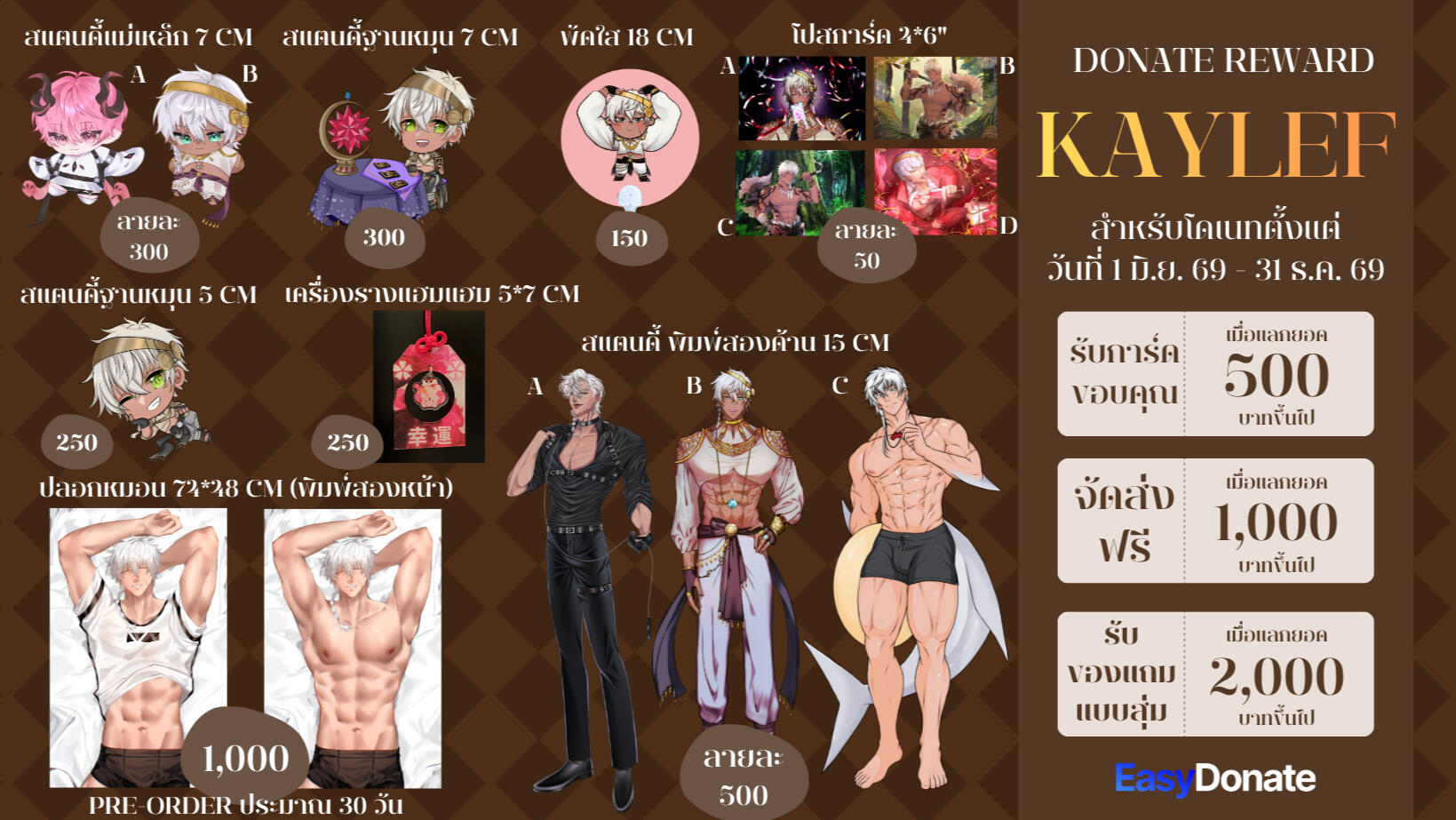 Kaylef Donate Reward